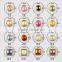 Metal edge round square nail art pearl with diy nail art decoration hemming nail diamond alloy ZX:SP529