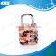 2015 AJF popular style zinc alloy travel luggage combination padlock with various colors