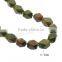 11-22mm Zinc Alloy Lobster Clasp Ruby In Zoisite Necklace