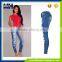 Large Size Waist Slim Stretch Feet Jeans Trousers