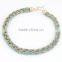 Metal Jewelry Luxurious European and American Fashion Exaggerated Leather Cord Short Necklace for Ladies