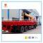high quality 16 ton hydraulic Telescopic straight boom Truck engine Crane for sale