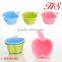 baby shower apple bath spoon plastic scoop shampoo rinse cup baby bath toys