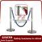Retractable Belt Stanchion metal crowd control barrier