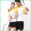 Newest fashionable badminton jersey uniforms sets,wholesale badminton wear wholesale badminton jersey