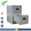 Gray office 3 drawer metal file cabinet