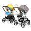Baby Stroller Travel System Best Sale Item Europe Standard Pram Strollers 3 IN 1 Purple Baby Stroller