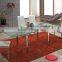 8 Seater Tempered Glass Retractable Dining Table