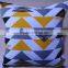 embroidered polyester/cotton canvas handemade printing backrest floor cushion