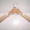 Natural wooden hanger for fashion brands matched top hanger and bottom hanger Size: top 40cm,pant hanger 35.5c