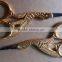 11.5 cm stork scissors half gold
