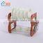 New design high quality wooden dish rack with single plastic tray