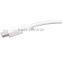 White Mini DisplayPort DP to VGA TV Adapter Cable For MacBook with Aluminum cover