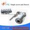 Bimetal Single Extruder Rubber Screw Barrel for Rubber Shoes