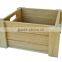Cheap wooden crate box wooden shoe box custom wooden box