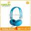Factory price Colorful popular Stereo Wired Headphone with 1 year warranty