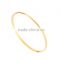 Classical Simple Design High Polished Rose Gold Women Bangle