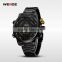 WEIDE Men Watch Military 3ATM Dual Time LED Digital Analog New Sports Quartz Wristwatches 2016