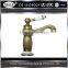 2014 best selling products in Russian antique brass single handle bath taps