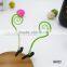 Kawaii grass flower leaf girl hair clip headwear hairpin accessories