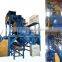 Leaning tumblast shot blasting machine