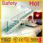 wood stair double stringers/modern indoor staircase