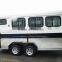 deluxe angle load horse floats with horse fence/yard
