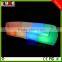 Outdoor Plastic Light up LED Sectional Sofa Used in Bar Nightclub
