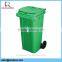 Eco-friendly Outdoor Plastic Waste Dustbin with Wheels