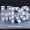 New mould marquee letter light MR & MRS wedding decoration marquee letters light