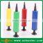 custom logo mini plastic ball pump