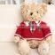 Promotion Wholesale Kids Toys Custom Plush Stuffed Blue Color Teddy Bear