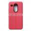 Factory Price New TPU Two Line Design Leather Back Cover Cellphone Case for Nexus 5x