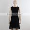F5S40354 One Color Women Black Lace Dress