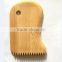 Custom eco-friendly bamboo surf wax comb in surfing