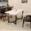 Northern Europe style wooden furniture marble dining table tw 5017#