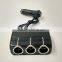 Hot sale 3 port usb car cigarette lighter,auto emergency power,safety Car Cigarette Lighter