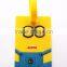 Wholesale Animation Soft Rubber Luggage Tags Travel Shaped Cute PVC Bag Tags