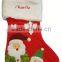 Santa Xmas Hanging Decoration new fashion christmas ornaments 2016 sock gift