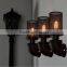 decoration wrought wall lamp,Vintage wrought iron glass wall lamp