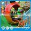 Amusement park kiddie train rides apple fruitworm roller coasters for sale