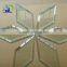 5mm beveled glass pieces cluster bevel clear float glass
