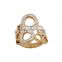 gold plated bronze finger ring designs for girls