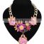 Hot Selling Flower Choker Collar Vintage Pendant Statement Necklace Women Necklaces & Pendants Fashion Necklaces for Women 2014