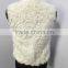 factory new design sexy girls short real lamb fur vest