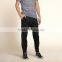 Cheap 100% Polyester Blank Men Zipper Hem Fashion Jogger Pants