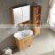 1016 Solid wood bathroom vanity cabinet with fancy washbasins