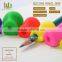 Wholesale custom colour silicone pencil grip descriptions useful for child development let drawing more relaxed