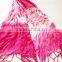 New Arrival 100%viscose leopard dots tassel pashmina shawl