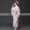 Japanese cotton flower designs sexy kimono uniform